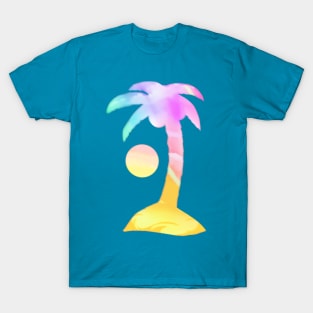 Summer Vibes Palm Tree T-Shirt